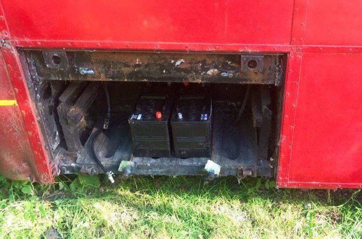 Routemaster mobile bus bar new batteries 