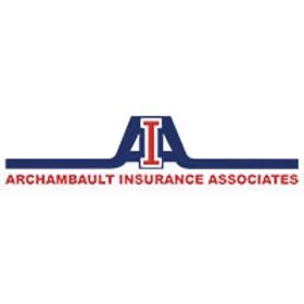 Logo for Archambault Insurance Associates: blue and red AIA letters above company name.