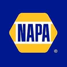 NAPA logo: yellow hexagon with