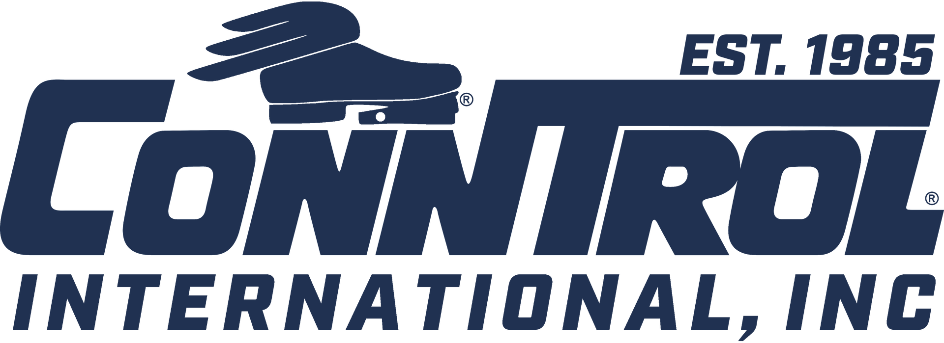 Logo of Control International, Inc. with a skating boot and the text