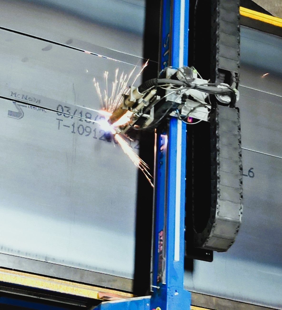 Black trailer hitch with the 