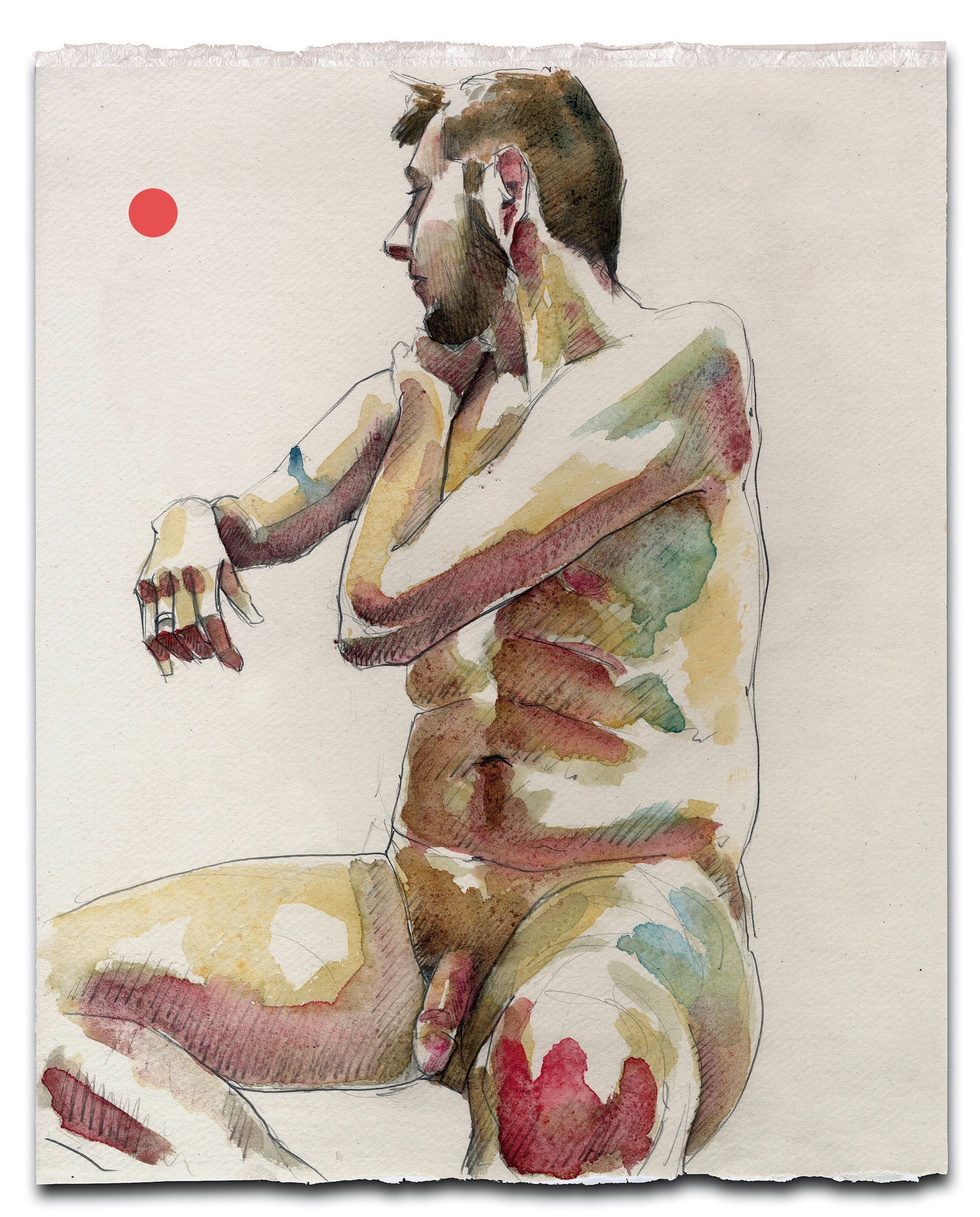 Nude Portrait of young lady