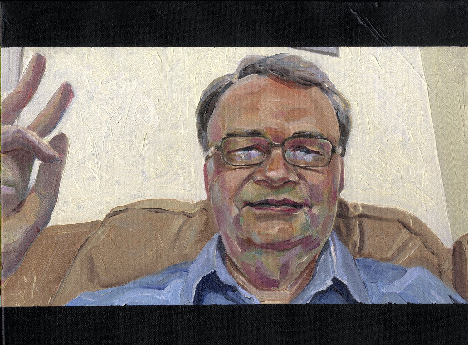 commission portrait painting via zoom