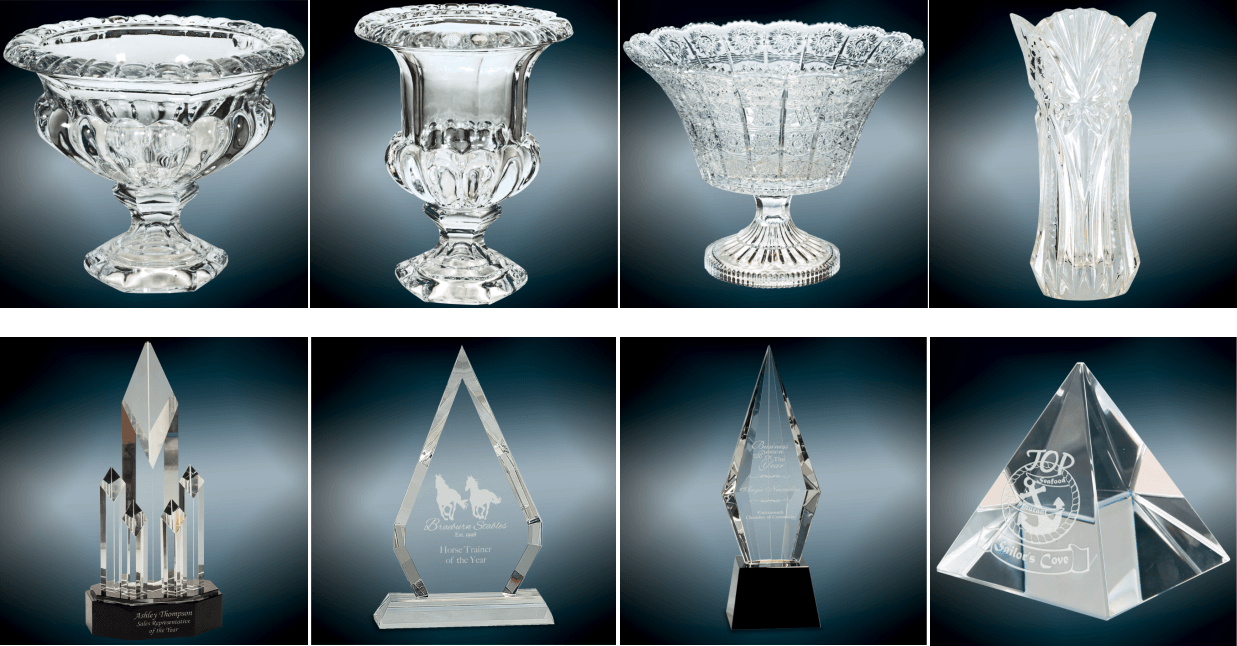 Crystal offering glass — Easley, SC — TU Engraving & Awards