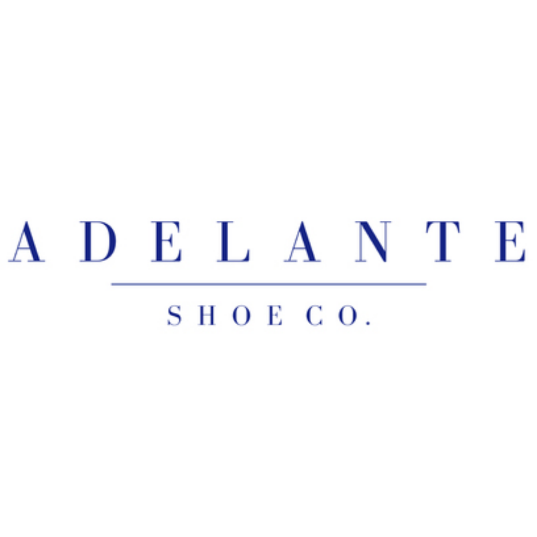 a delante shoe co. logo on a white background