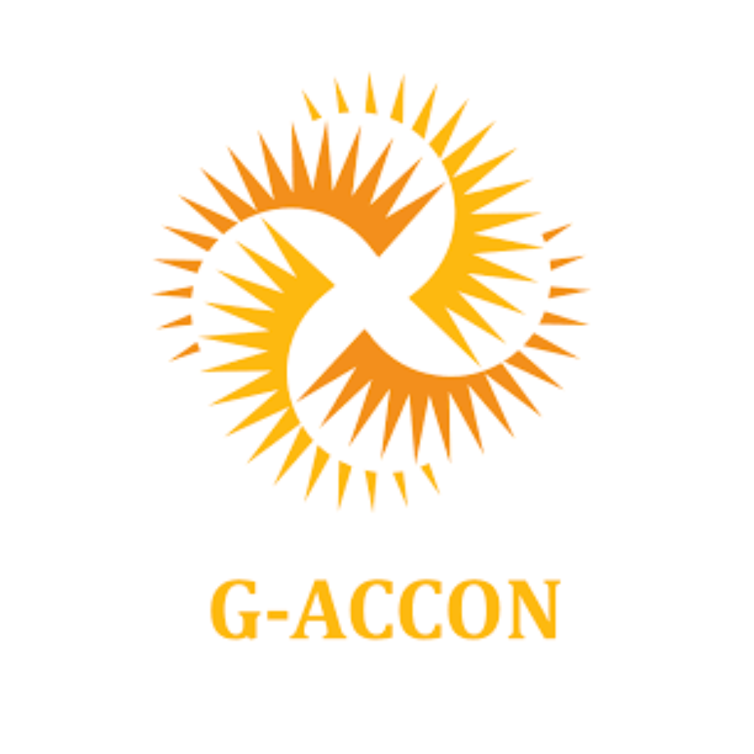 A logo for a company called g-accon