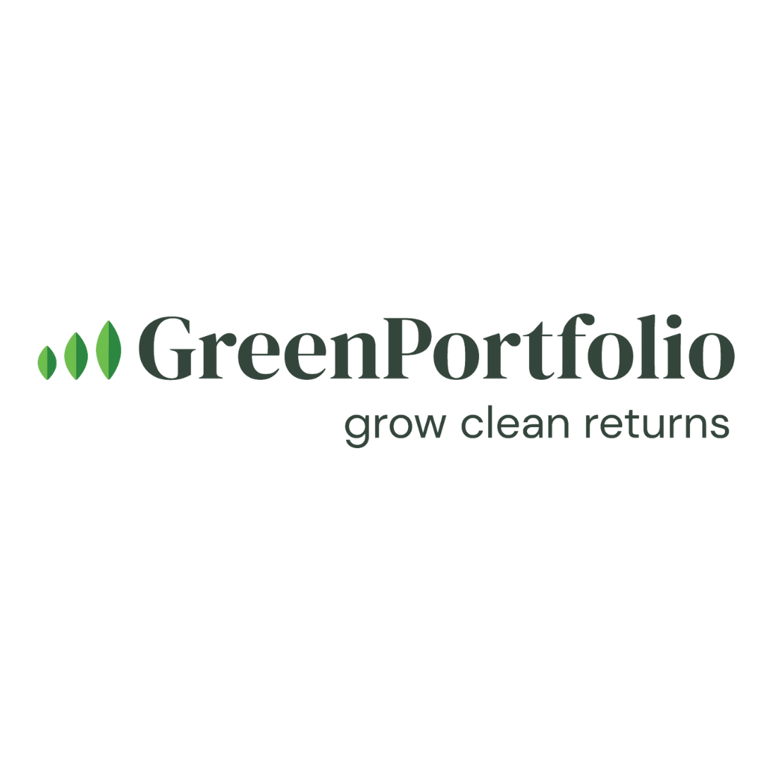 green portfolio grow clean returns logo on a white background