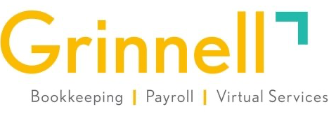 A logo for grinnell bookkeeping payroll and virtual services