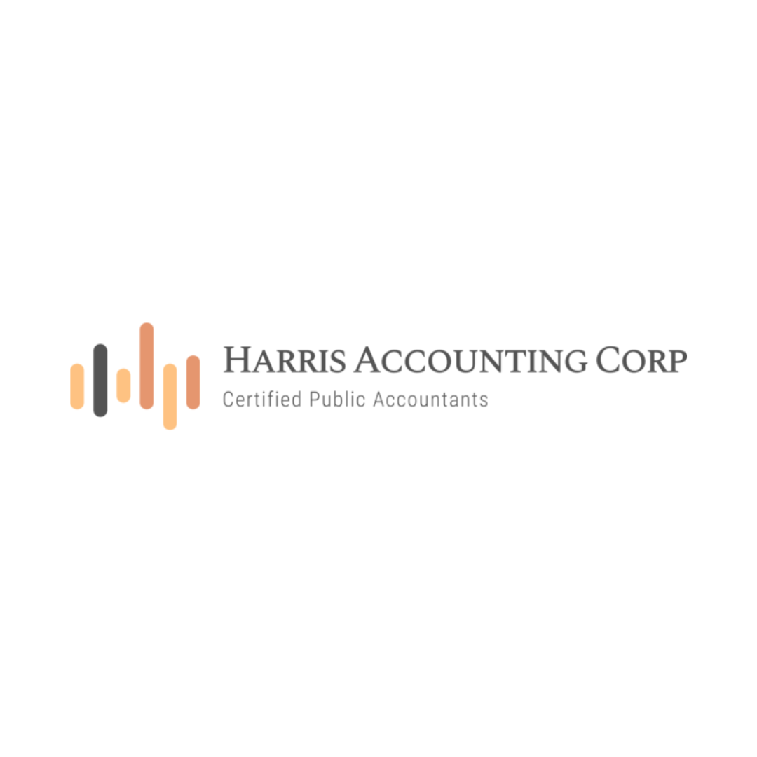 the harris accounting corp logo is a certified public accountant .