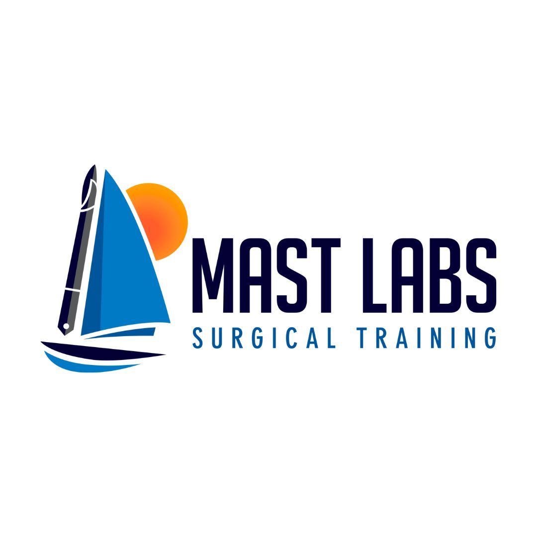 mast labs surgical training logo with a sailboat and a pen