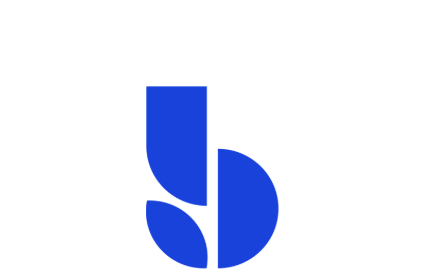 a blue vine logo on a white background .