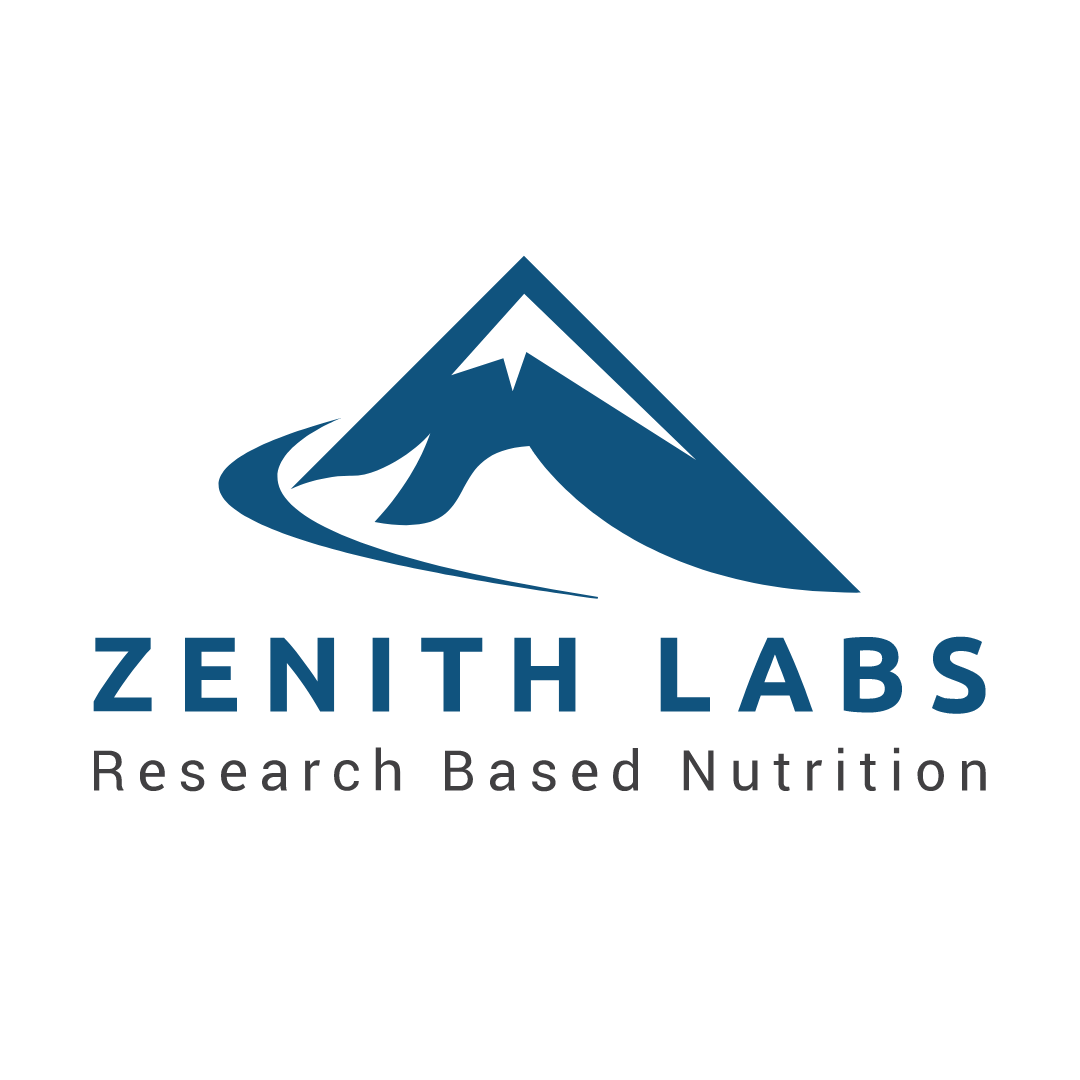 a logo for zenith labs research based nutrition