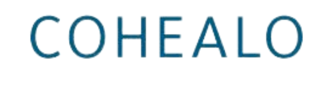 the word cohealo is on a white background