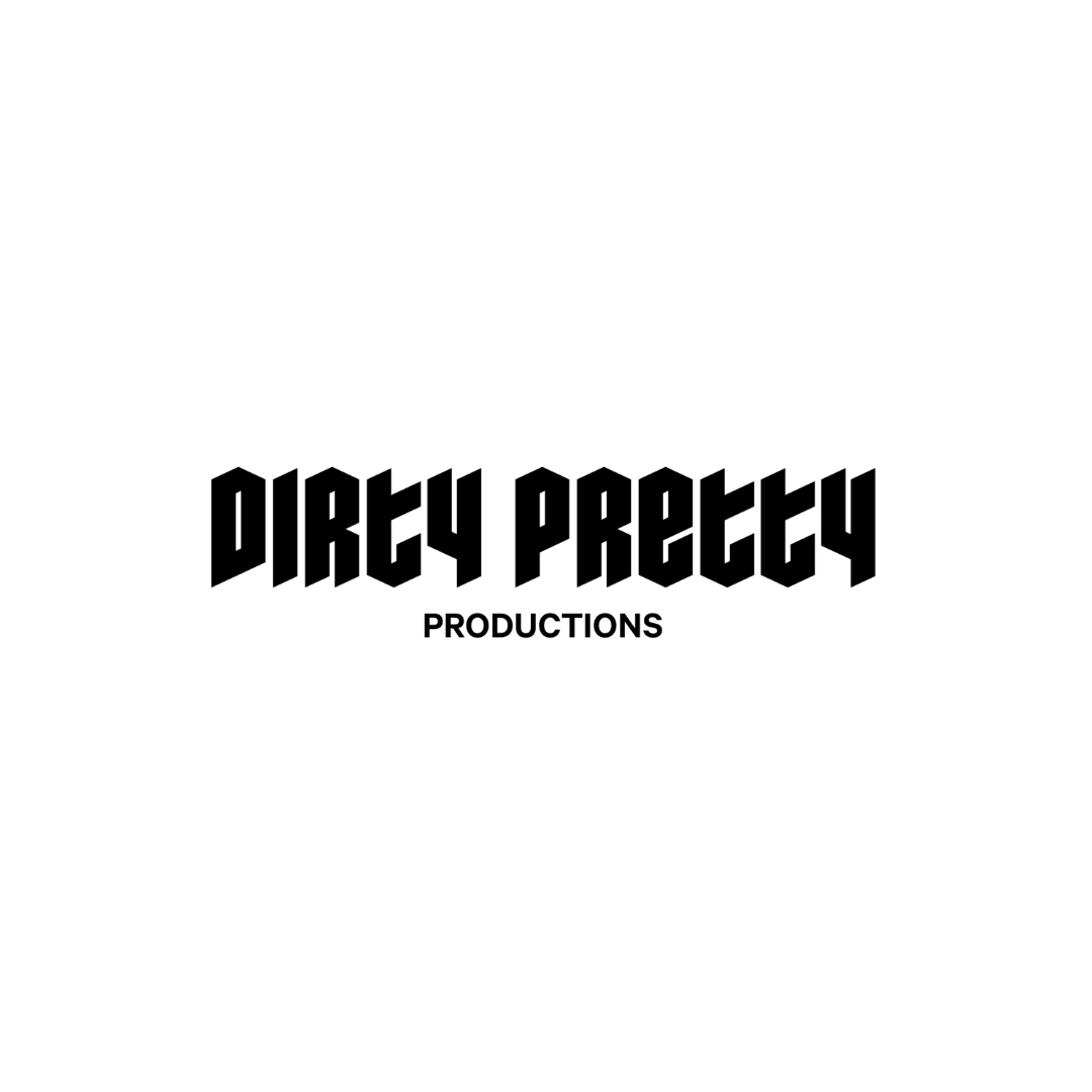 it is a logo for dirty pretty productions .