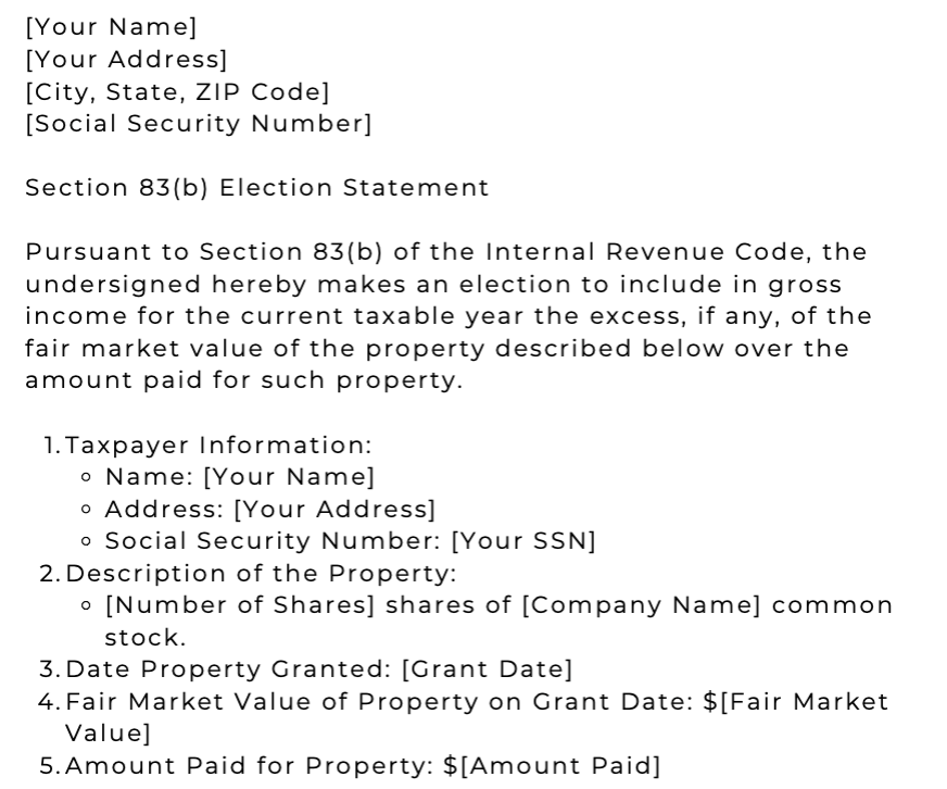 How to File an 83(b) Election: A Step-by-Step Guide