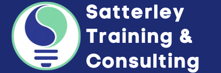 A logo for a company called satterley training and consulting