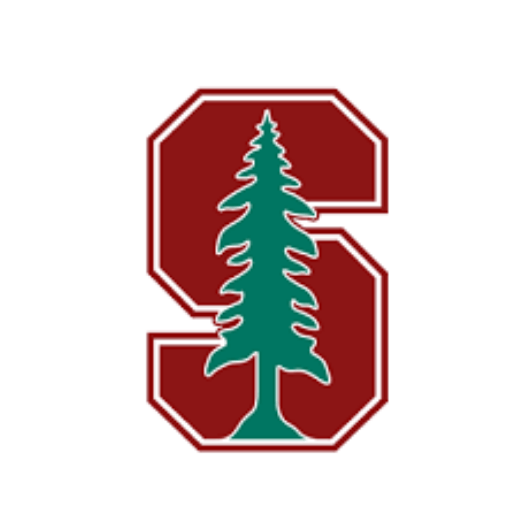 a red letter s with a green tree inside of it