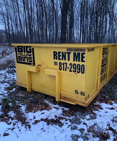 Big Yellow Bins Dumpster Rentals in Barrie, Ontario