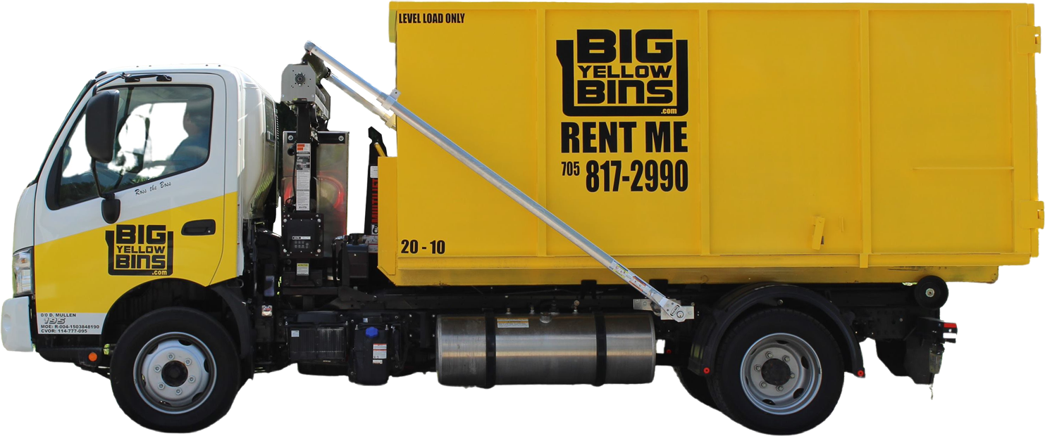Dumpster Rentals in Barrie, Ontario Big Yellow Bins