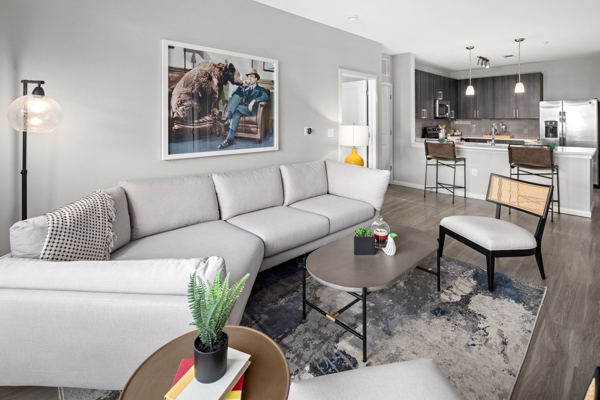 Living room at Boulders Lakeside.