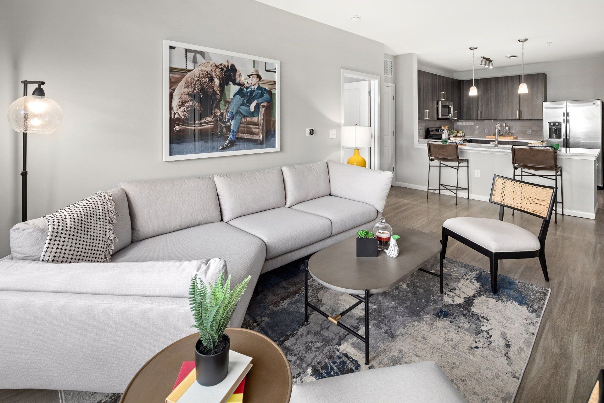 Living room at Boulders Lakeside.