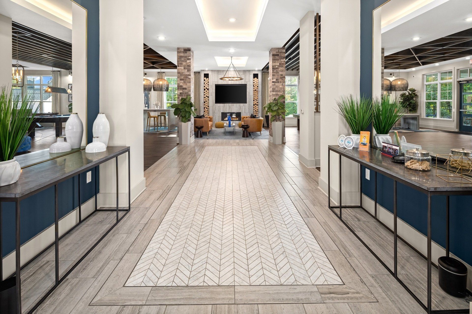 Lobby at Boulders Lakeside.