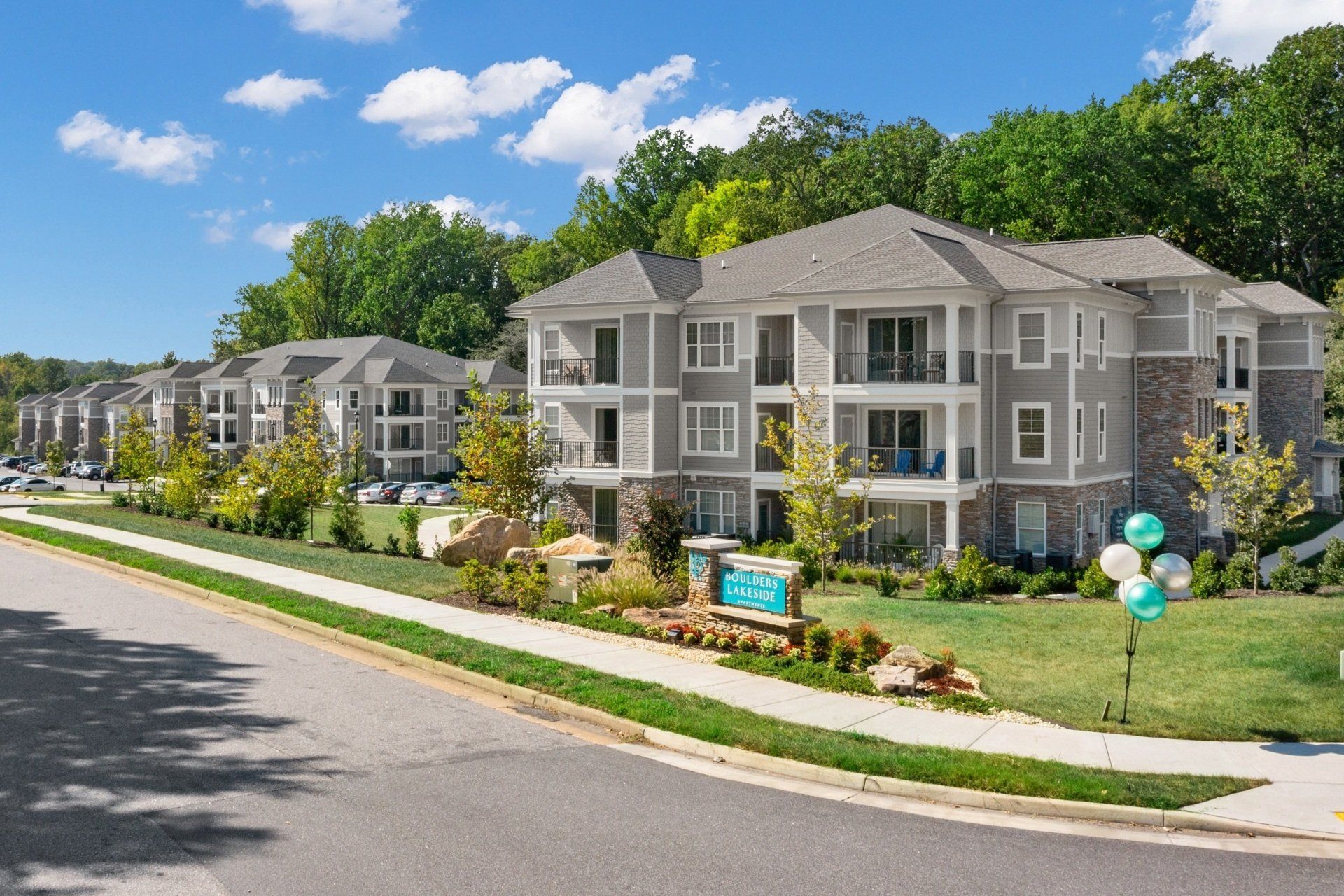 Community exterior at Boulders Lakeside.