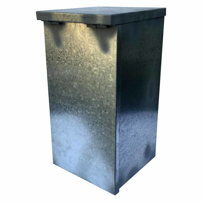 skinny rectangular metal box