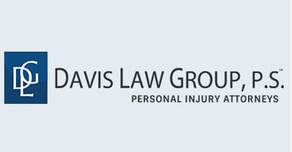 Davis Law Group, P.S. logo: a blue square with intertwined 