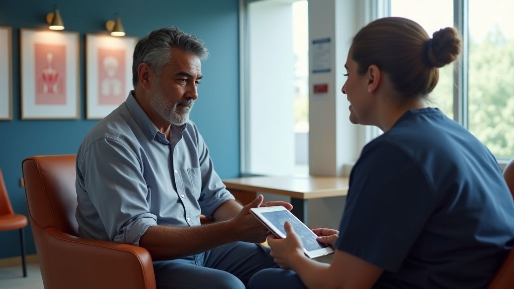 Houston colorectal surgery second opinion consultation with fellowship-trained surgeon reviewing tre