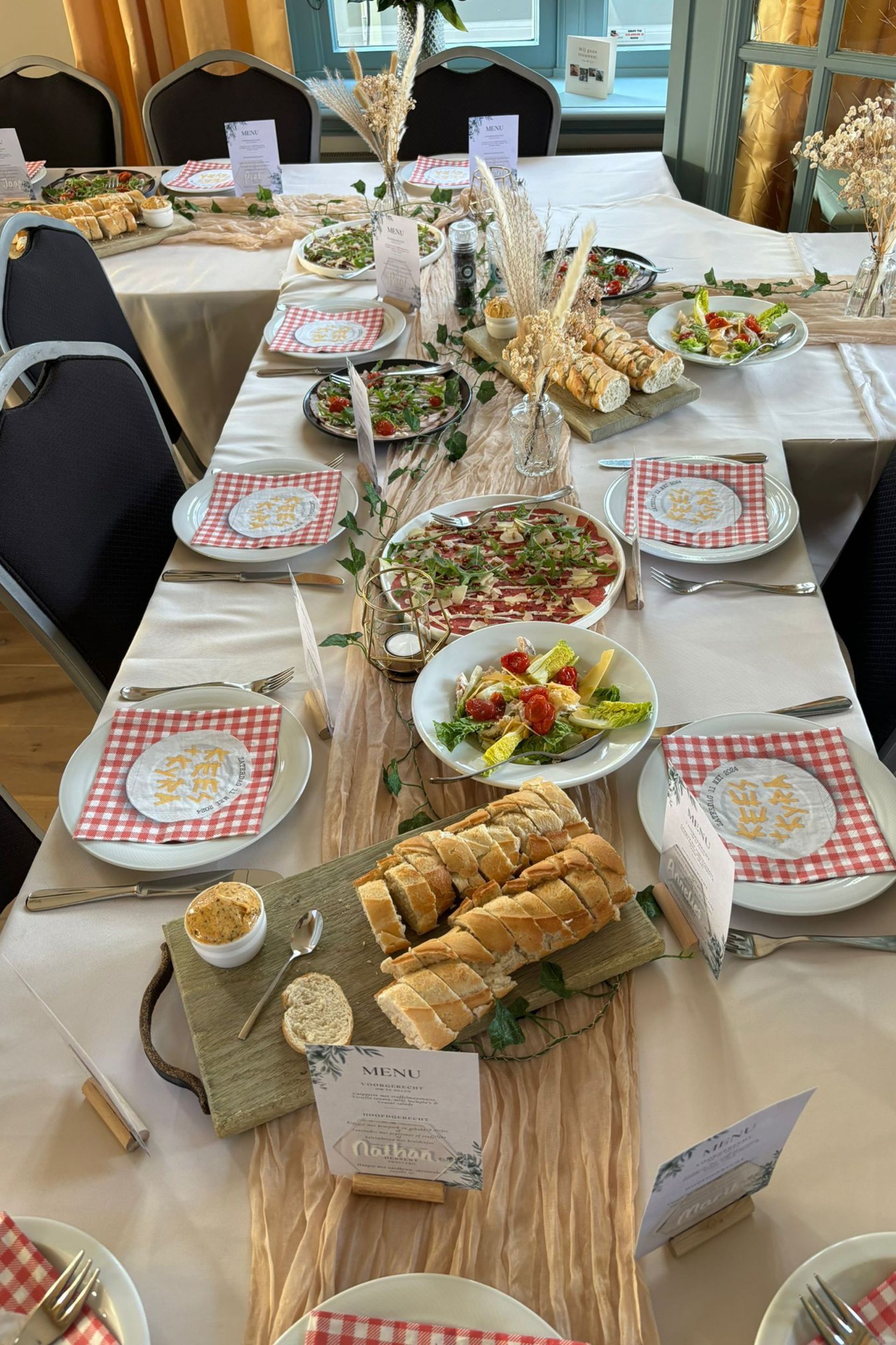 Luxe cateringmenu van Amicitia Lekkerkerk voor speciale gelegenheden