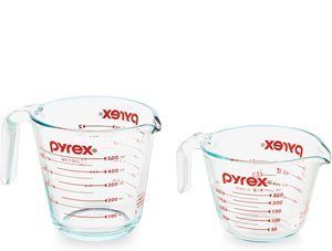 Measuring Cups; 2 sizes (1-cup and 2-cup size)