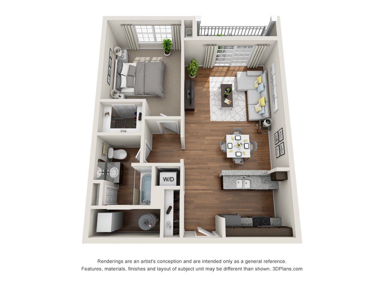 Unit A2 Floorplan