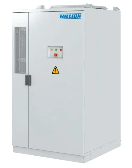 商業・産業用キャビネット型蓄電システム | ビリオン電機