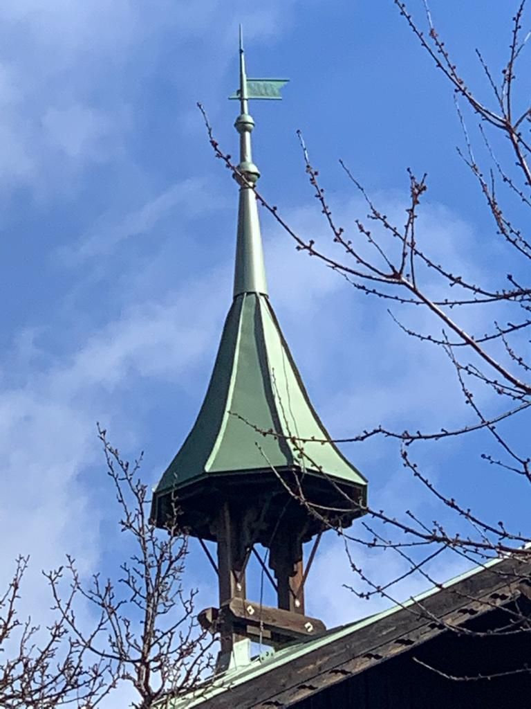 Kupferturm grünes Dach