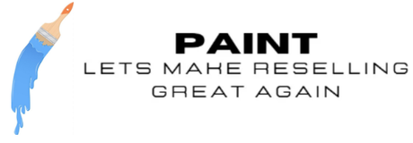 Paintbrush dripping blue paint, text reads 