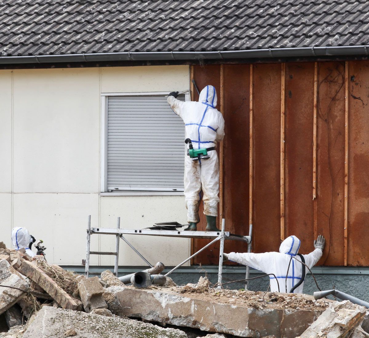 Removing Asbestos on the Wall — Warwick, RI — Restoration ASAP