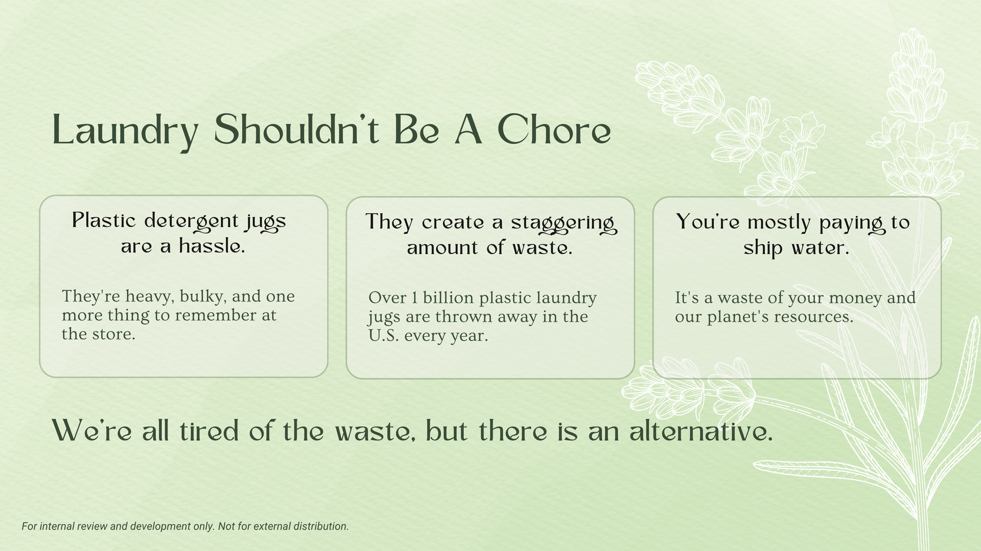 A light green graphic with the text