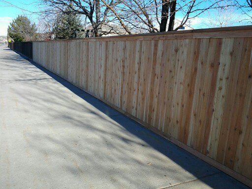 beautiful wood fence