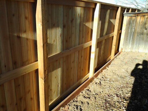 beautiful wood fence