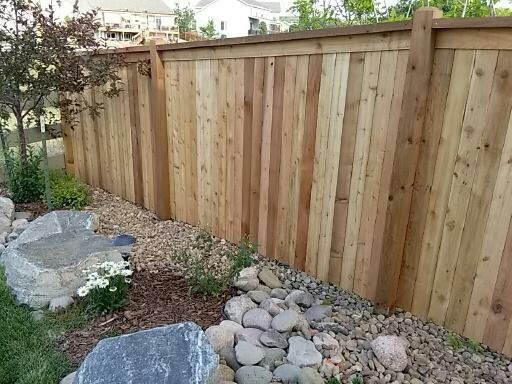 beautiful wood fence