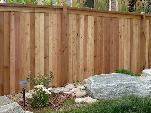 beautiful wood fence