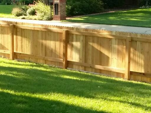 beautiful wood fence