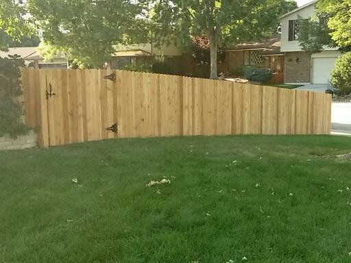 beautiful wood fence
