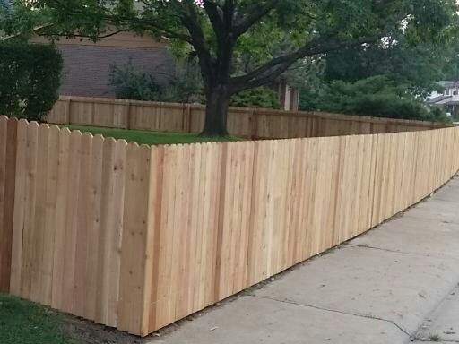 beautiful wood fence