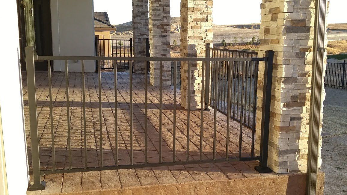 ornamental iron fence
