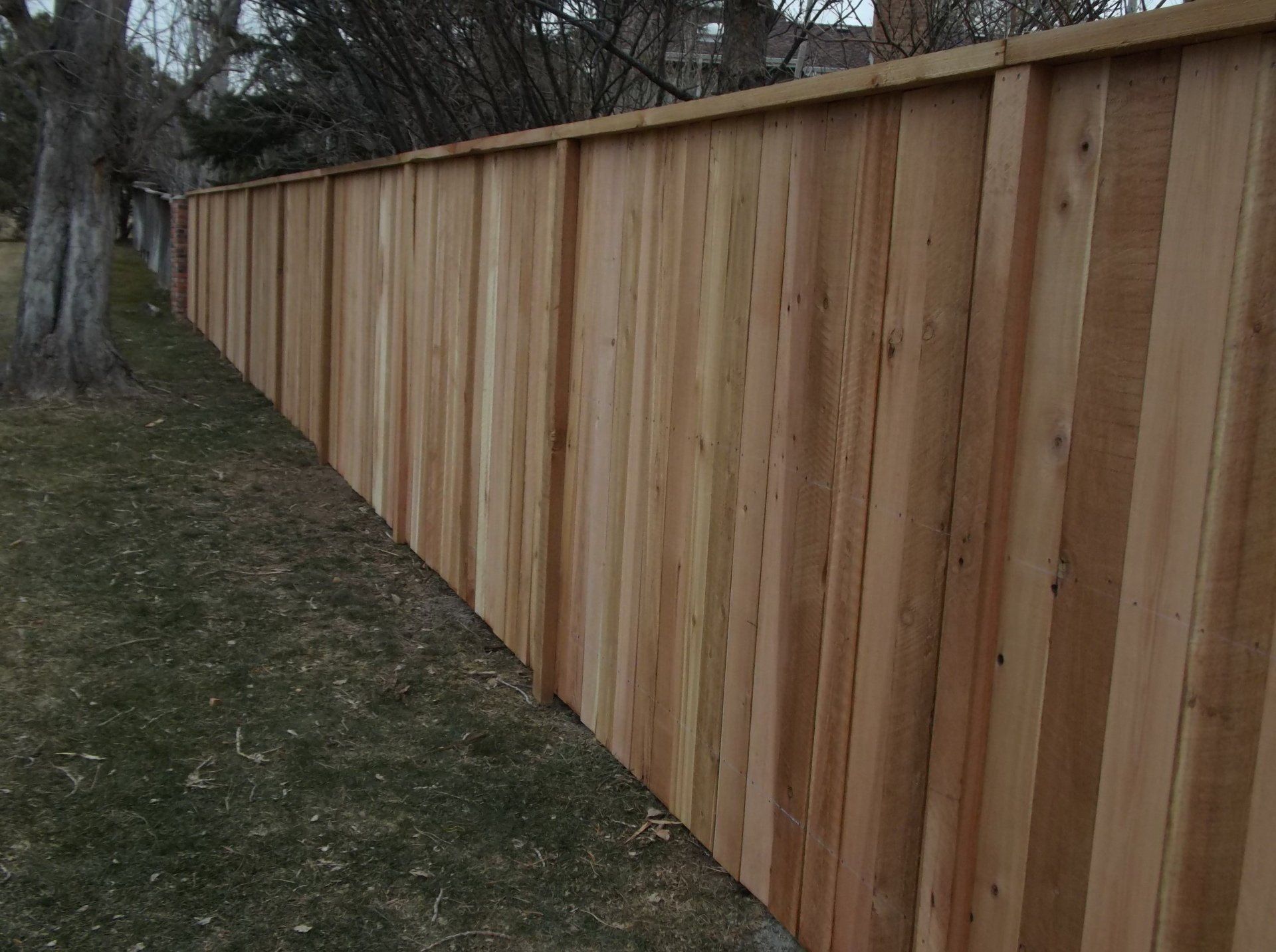 beautiful wood fence