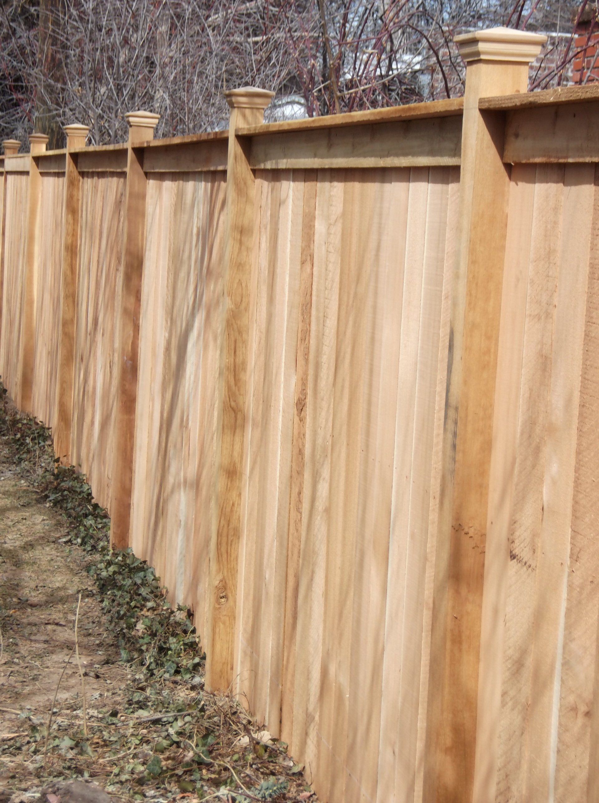 beautiful wood fence