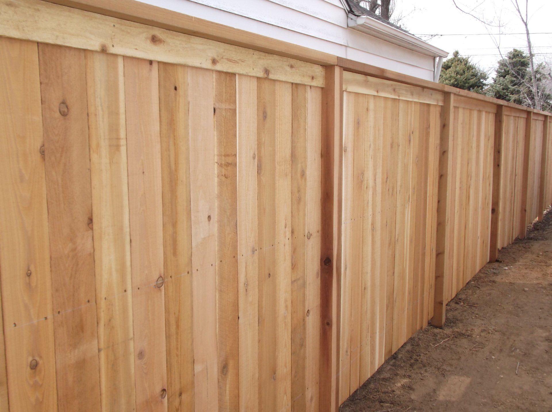 beautiful wood fence