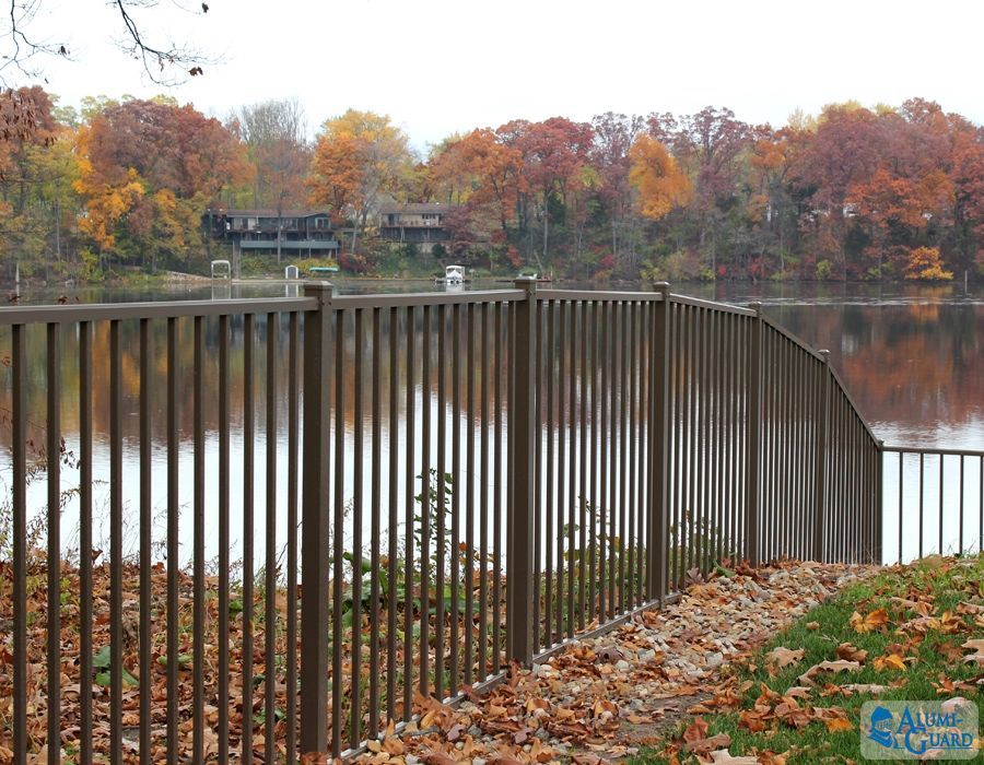 beautiful aluminum fence